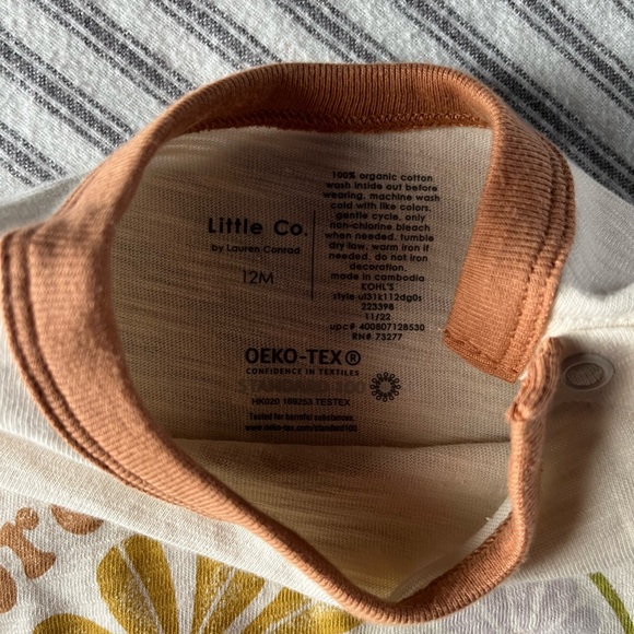 NWT Little Co 12M T-shirt - Picture 2 of 2